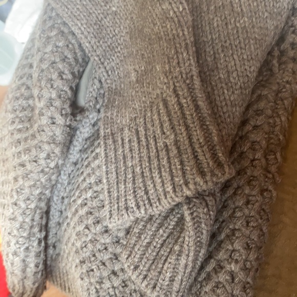 Vince knit open cardigan drape flowy open cozy comfy chic - Picture 11 of 12